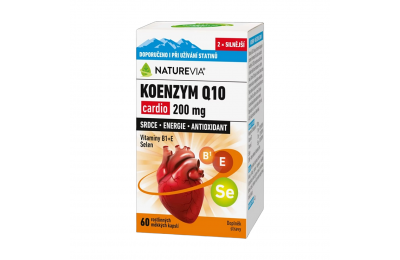 NATUREVIA Koenzym Q10 cardio 200mg 60 cps NATUREVIA Koenzym Q10 cardio 200mg 60 cps